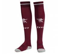 US Salernitana 1919 Zeus Calzettoni da calcio per il gioco in casa rosso scuro rosso Taglia:Anziano 40-46