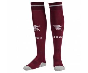 US Salernitana 1919 Zeus Calzettoni da calcio per il gioco in casa rosso scuro rosso Taglia:Anziano 40-46
