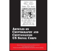 US Signal Corps Zimme Articles on Cryptography and Cryptanal (Copertina rigida)
