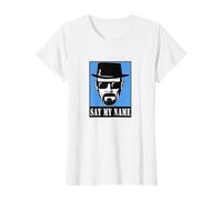 US Sitcom Meth Koch White Bad Breaking - vestibilità Normale Maglietta, Donna, Bianco, XL