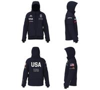 US SKI TEAM man PADDED JACKET 3 in 1 in NYLON STRETCH CORDURA mod.6CENTO 602D US