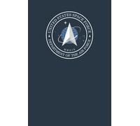 US Space Force Notebook: Blue 6"x9" US Space Force Lined Notebook