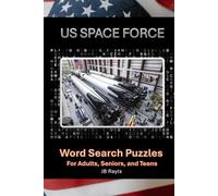 US Space Force Word Search Puzzle Book: Word Searches with Easy to Read Print about Astronauts, Outer Space and Rocket Ships and More | 6x9 inches, ... for Vacations, Holidays and Free Times