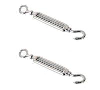 US Stainless 2 Pezzi in Acciaio Inox 316 5/16" UNC tenditore Gancio e Occhio Marine Grade