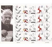 US Stamp - 1998 scultore Alexander Calder - 20 fogli di francobolli #3198-202