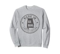US State Pride in edizione limitata Vintage Made in Alabama Felpa