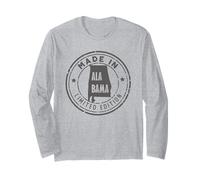 US State Pride in edizione limitata Vintage Made in Alabama Maglia a Manica