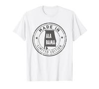 US State Pride in edizione limitata Vintage Made in Alabama Maglietta