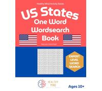 US States One Word Wordsearch Book