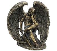 US Statua in bronzo fuso a freddo, 16,5 cm, statuetta dell'angelo caduto di Lucifer