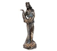 US Statuetta in bronzo fuso a freddo della dea greca Fortuna, 29 cm