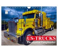 US-Trucks. Faszination Langhauber (Wandkalender 2027 DIN A4 quer), CALVENDO Mona