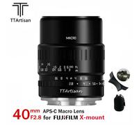 US TTartisan 40mm F2.8 APS-C Manual Focus Macro Lens for Fujifilm Fuji X-mount