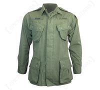 US Verde Oliva Tropical Jungle Giacca - Vietnam Americana Coat Camicia Nuovo