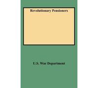 Us War Department Revolutionary Pensioners (Tascabile)
