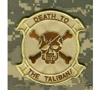 US WAR on TERROR APPROVED ALL BRANCHES Vêlkrö PATCH: DEATH TO TALIBAN