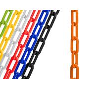 US Weight Catena di sicurezza in plastica arancione, 5,1 cm x 150 m, tecnologia resistente ai raggi UV SunShield