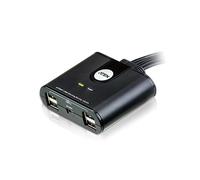 Switch di condivisione periferiche USB 2.0 a 4 x 4 porte, Hub USB Aten Switch di condivisione periferiche USB 2.0 a 4 x 4 porte, Nero