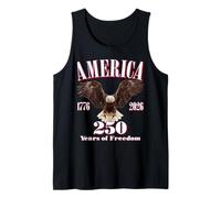 USA 250 Anni di libertà in America Bald Eagle Canotta