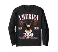 USA 250 Anni di libertà in America Bald Eagle Maglia a Manica
