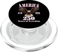 USA 250 anni di libertà in America Bald Eagle PopSockets PopGrip per MagSafe