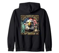 USA 250° Anniversario Liberty Eagle 1776-2026 Patriottico Felpa con Cappuccio