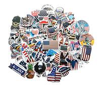 USA adesivi bandiera USA adesivi da viaggio valigia casco moto serbatoio Stati Uniti americani bandiera stickers impermeabile