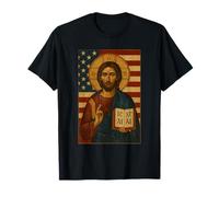 USA amare cristiano Gesù Cristo icona - cattolico ortodosso Maglietta