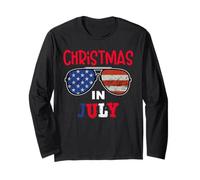 USA American Sunglass Christmas in July Maglia a Manica