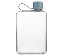 Usa Ampiamente Il Palloncino Trasparente - Canister Aqua Compatto, Liquido Piatto | 500 Ml Companion Idratazione Trasparente Per Le Sessioni Di Palestra Hikes Estivi Commuta L'attività Della Borsa