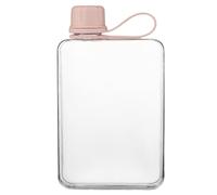 Usa Ampiamente Il Palloncino Trasparente - Canister Aqua Compatto, Liquido Piatto | 500 Ml Companion Idratazione Trasparente Per Le Sessioni Di Palestra Hikes Estivi Commuta L'attività Della Borsa