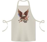 USA Aquila Bandiera America Patriottico Luglio 4th Cotone Grembiule 100% Organic