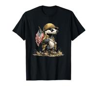 USA Badger Costume per Militari e Gli Amanti del Campo di Battaglia Maglietta