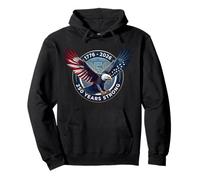 USA Bald Eagle 1776-2026 America 250 Anni Forte Felpa con Cappuccio