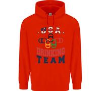 USA Bere Squadra Divertente Bachelor Party Birra Bambini Felpa con Cappuccio