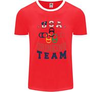 USA Bere Squadra Divertente Bachelor Party Birra Uomo Ringer