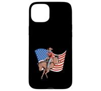 USA Cavaliere americano del Texas Custodia per iPhone 15 Plus