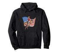USA Cavaliere Americano del Texas Felpa con Cappuccio