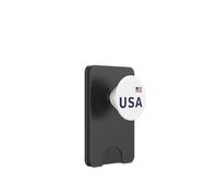 USA con bandiera americana sopra il carattere PopSockets PopWallet per MagSafe