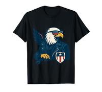 USA Coraggio Aquila del Potere e del Patriottismo Maglietta