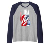 USA Designs of GoldCup Tournament. Maglia con Maniche Raglan