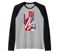 USA Designs of GoldCup Tournament. Maglia con Maniche Raglan