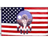 Usa Dream Catcher Wolf Bandiera Pirata 90X150Cm Stagionali Banner Resistenti Bandiera Del Giardino Per Patio Feste Cortile