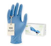 USA E Getta Monouso Guanti Nitrile Blue Plus senza Polveri S M L XL Di Medi-Inn ( Small (6-7))