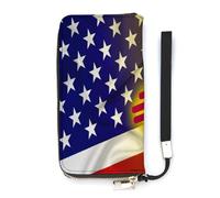 USA e New Mexico Bandiera dello Stato Portafoglio Sottile per le Donne Borsa Lunga Carino Pochette Da Polso Borsetta Titolari di Carta, Stile:, 20x10.5cm