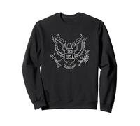 USA Eagle Applique 250 Anniversario Felpa
