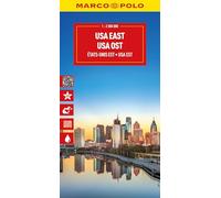 Marco Polo Wegenkaart USA Oost: wegenkaart 1:1.200.000