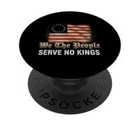 USA Flag We The People Serve No Kings PopSockets PopGrip Adesivo