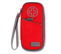 USA GEAR Borsa per Diabetici - Custodia da Viaggio per Insulina con Interno Isolato Compatibile con Aghi per Penne da Insulina, Confezioni di Gel di Glucosio e altre Forniture per Diabetici - Rosso