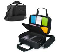 USA Gear Borsa Porta Mazzi di Carte Compatibile con Giochi di Carte TCG e CCG - Borsa Protettiva per Carte con Tracolla Imbottita, Interno Personalizzabile, Resistente alle Intemperie - Nero